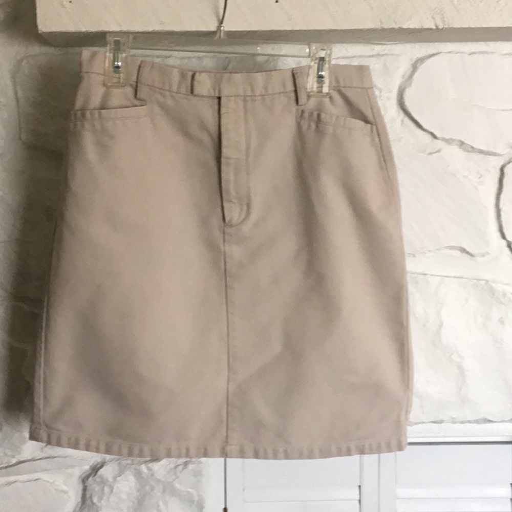 HOST PICK!!!! Eddie Bauer Almond corduroy zippered 14 skirt